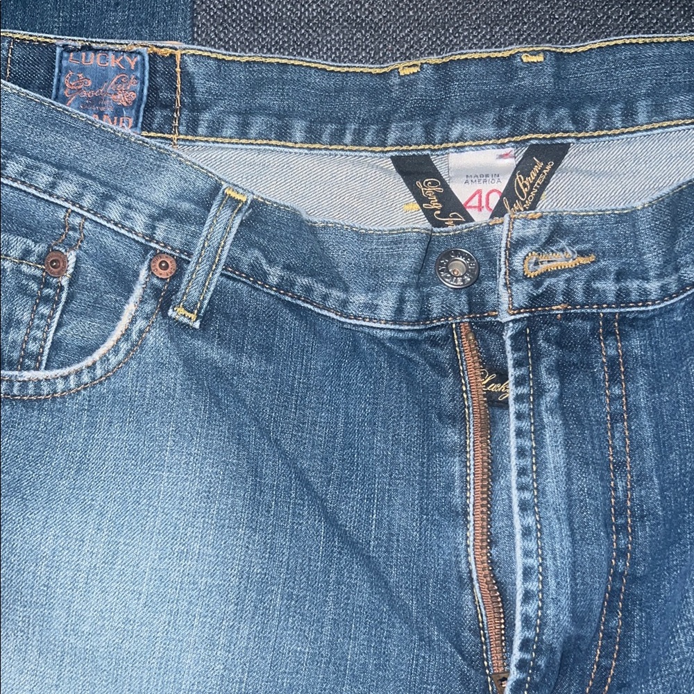 Vintage Lucky Brand Men's 40x32  Slim Bootcut Jeans